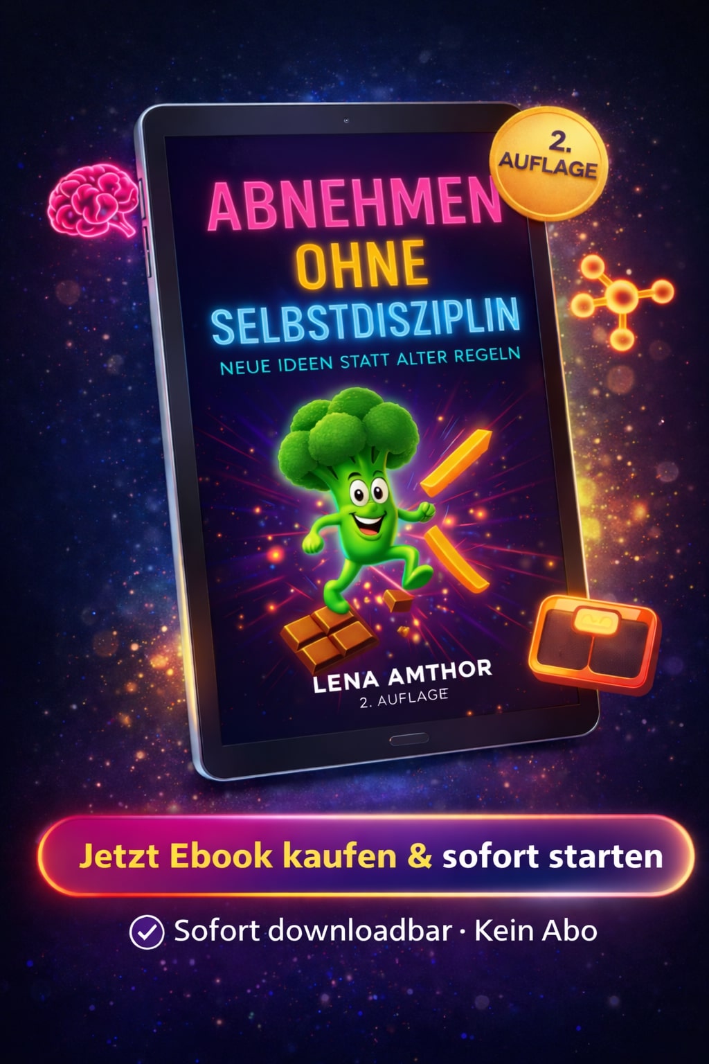 Abnehmen ohne Selbstdisziplin – Ebook-Cover